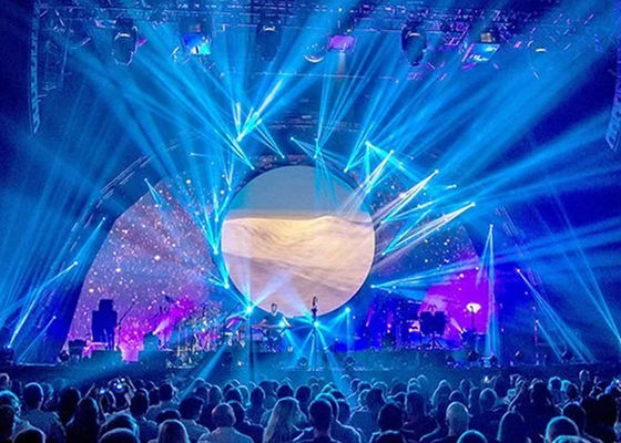 P1.875 P1.538 P2 Yuvarlak Led Ekran, 750cd / m2 Led Reklam Ekranı