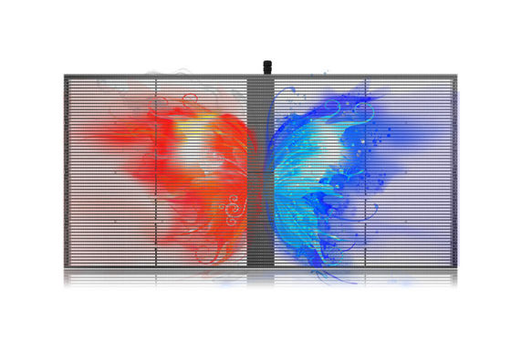 Yüksek Parlaklık İç Mekan Dış Mekan SMD P2.84 P20 Tam Renkli Video Duvar Camı LED Mesh