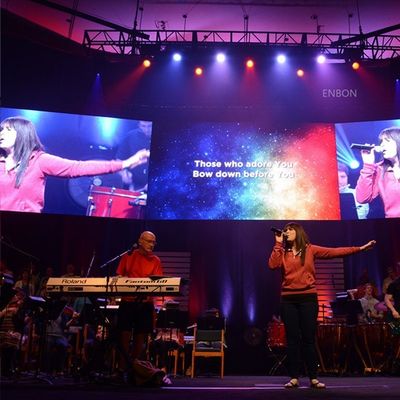 P3.91 AC110V Kapalı Tam Renkli LED Ekran SMD2020 2880HZ