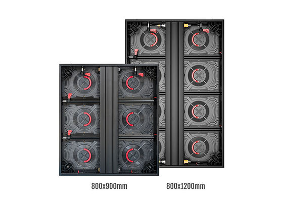 Açık P10mm Sabit Kurulum 800x1200mm Su Geçirmez alüminyum Kabin Dış Sokak Led Ekran Için LED Ekran