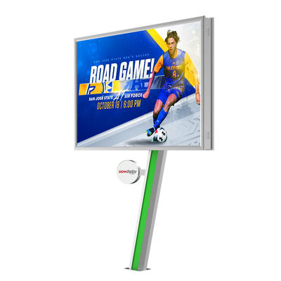 Kolay montaj 8000nits IP65 P6 çelik led reklam panoları fiyat açık hava led reklam panoları