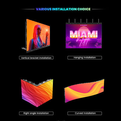 7680Hz P2.976 Sahne için Duvar Video Ekranı Kilise Konseri Etkinlikler Pantalla İçi Dışarı Kiralık LED Ekran Kiralık