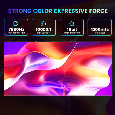 İç mekan sabit LED ekranı 500x250/750x250/1000x250mm, Alüminyum dolap, 1200nits Parlaklık, P1.56 P1.95 P2.5 P2.6 P2.9 P3.91 Ticari ekranlar için