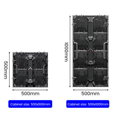 P3.91 50/60hz kare değişimi sıklığı ve ge 800cd/m2 parlaklığı olan sahne kiralama LED ekran
