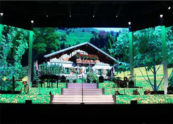 SMD2121 P3.91 Sahne LED Ekran Kapalı Led Reklam Panoları Enerji Tasarrufu