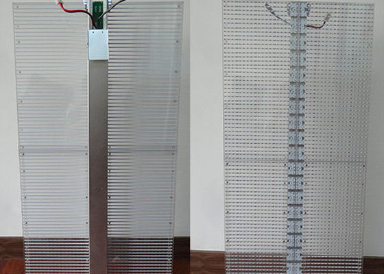 70% Şeffaf LED Ekran P3.9mm Cam Duvar LED Ekran Hafif