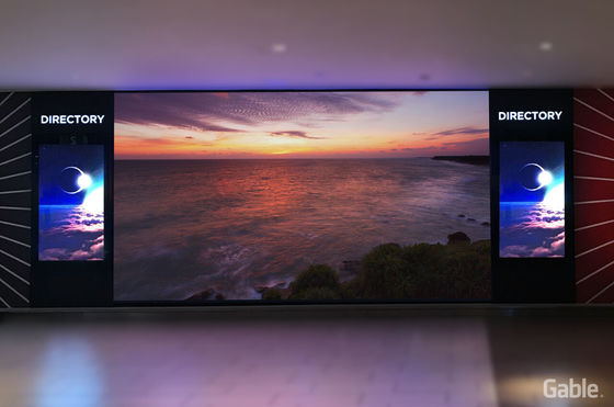 5500cd / m2 P10 Tam Renkli Led Reklam Panosu 290W / m2 Demir Çelik Dolap