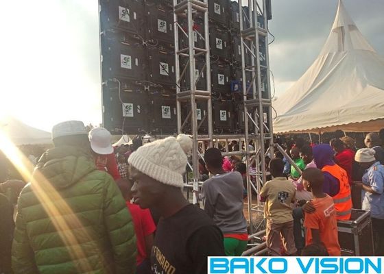 Sahne Asılı P3.91 1500nits Kiralık Led Video Duvar SMD2121