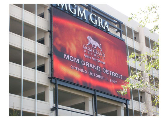 7500nits Sabit Dış Mekan LED Ekran 16mm Piksel Stadyum LED Ekranı