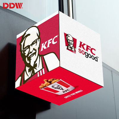 Dış Mekan Suya Dayanıklı Reklamcılık Led Küp Ekran, P2.5 Piksel Led Küp Ekran