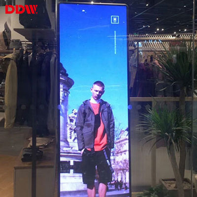 Dijital Video Reklamcılık LED Ayna Ekranı Kapalı Ultra İnce Taşınabilir P1.75 P2 P2.5