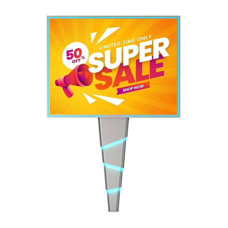 Kolay montaj 8000nits IP65 p6 çelik dış LED dijital reklam panoları